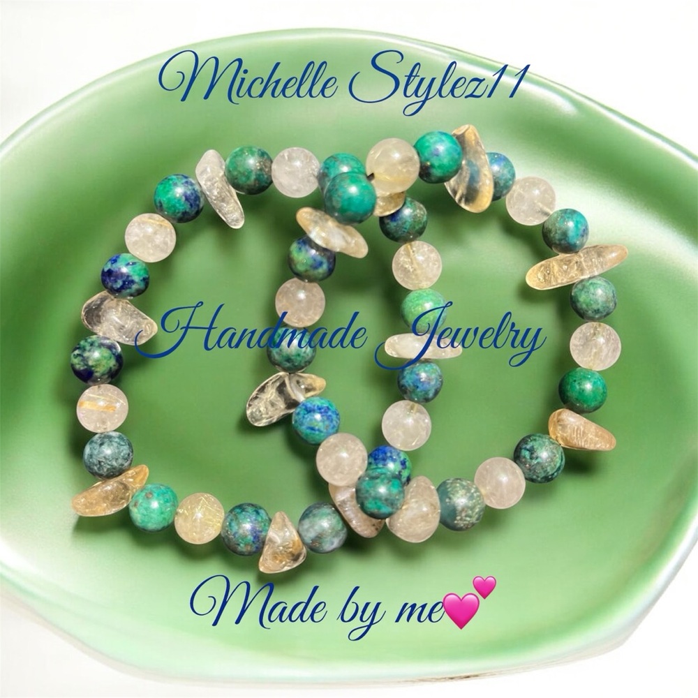New handcrafted bracelets made by me 💕